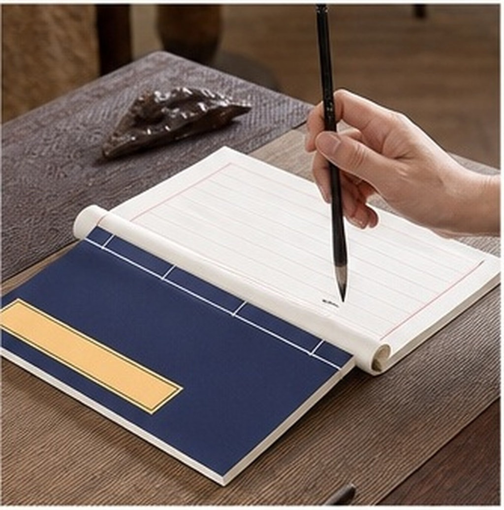 Chinese Calligraphy Practice Book - 1 Kitap: Klasik Çin Kaligrafisi Kağıdı,
