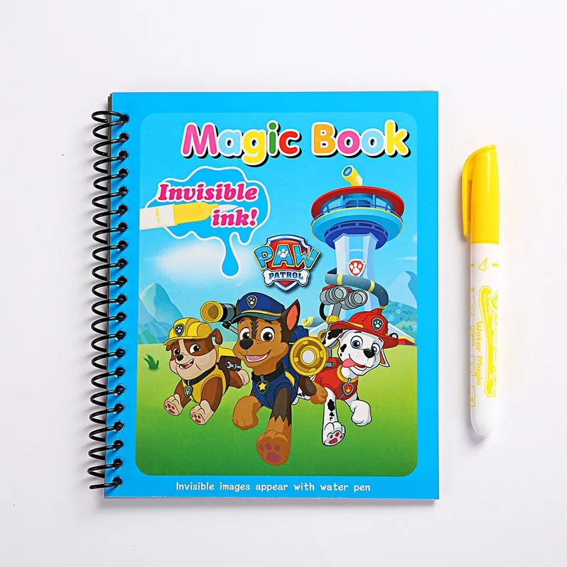Reusable Water Magic Coloring Book - Paw Patrol Yeniden Kullanılabilir Sihirli Su