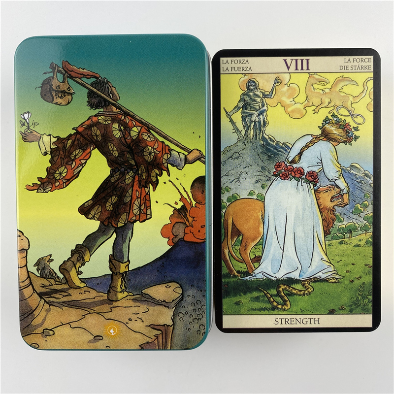 Metal Kutu Yaldızlı Baskı Geri - Tarot Deck With Guidebook incelemesi ve fiyatı