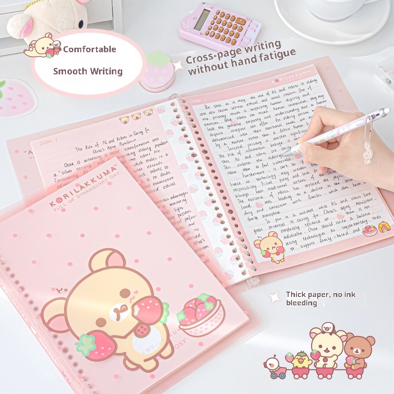 Rosyposy Korilakkuma Çilek B5  - Blank Sheet Music Notebook incelemesi ve fiyatı