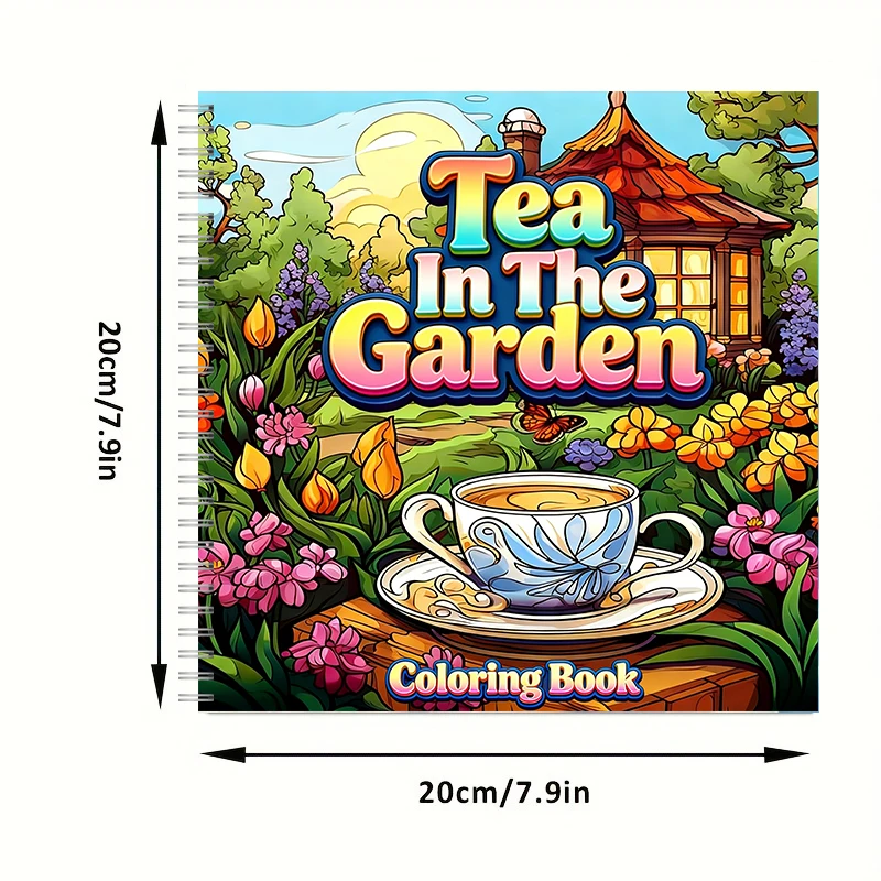 Bahçelerde Çay İçmek Yetişkinl - Adult Coloring Book Stress Relief incelemesi ve fiyatı