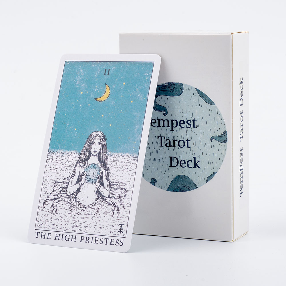 Okyanus temalı Tempest Tarot g - Tarot Deck With Guidebook incelemesi ve fiyatı